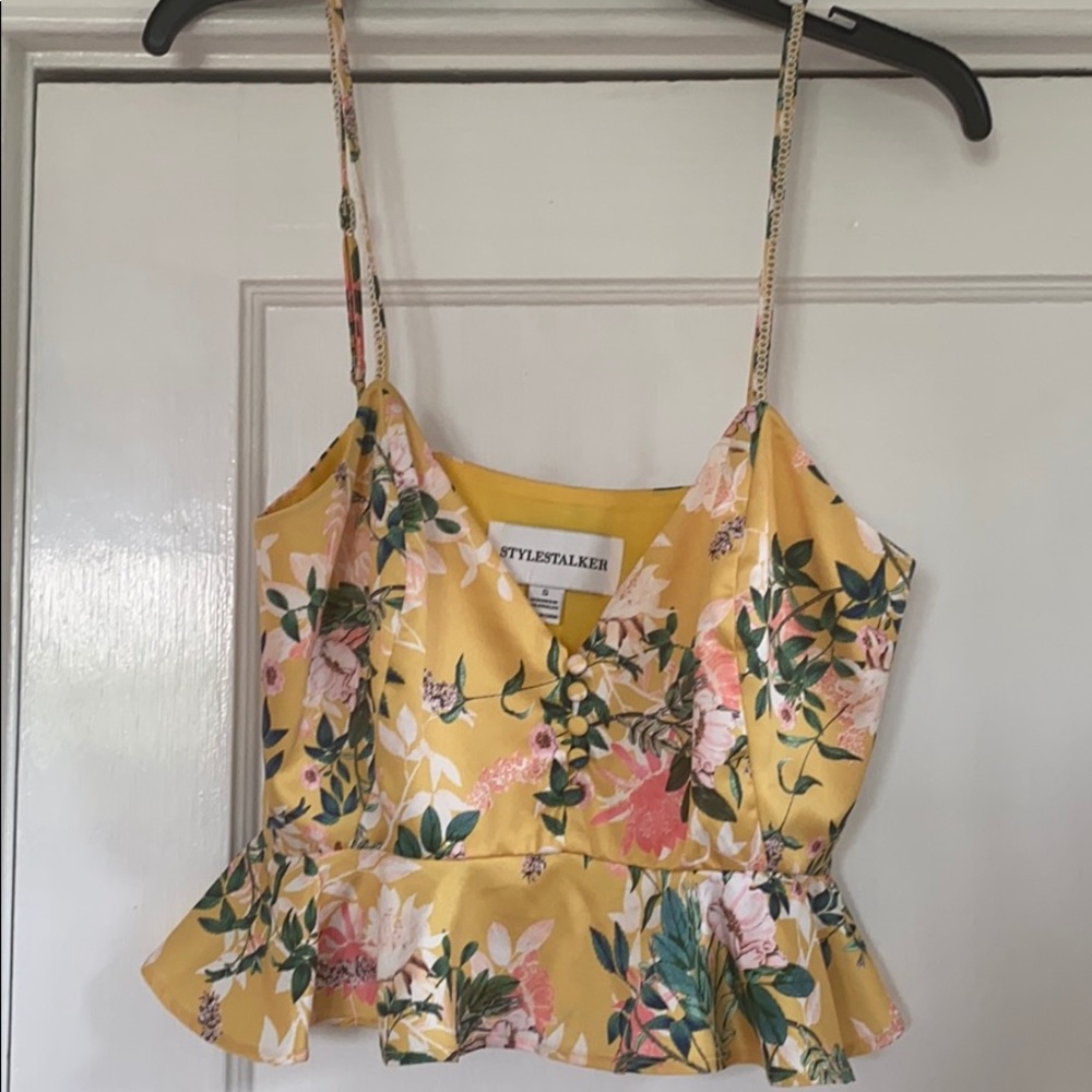 Yellow Floral top